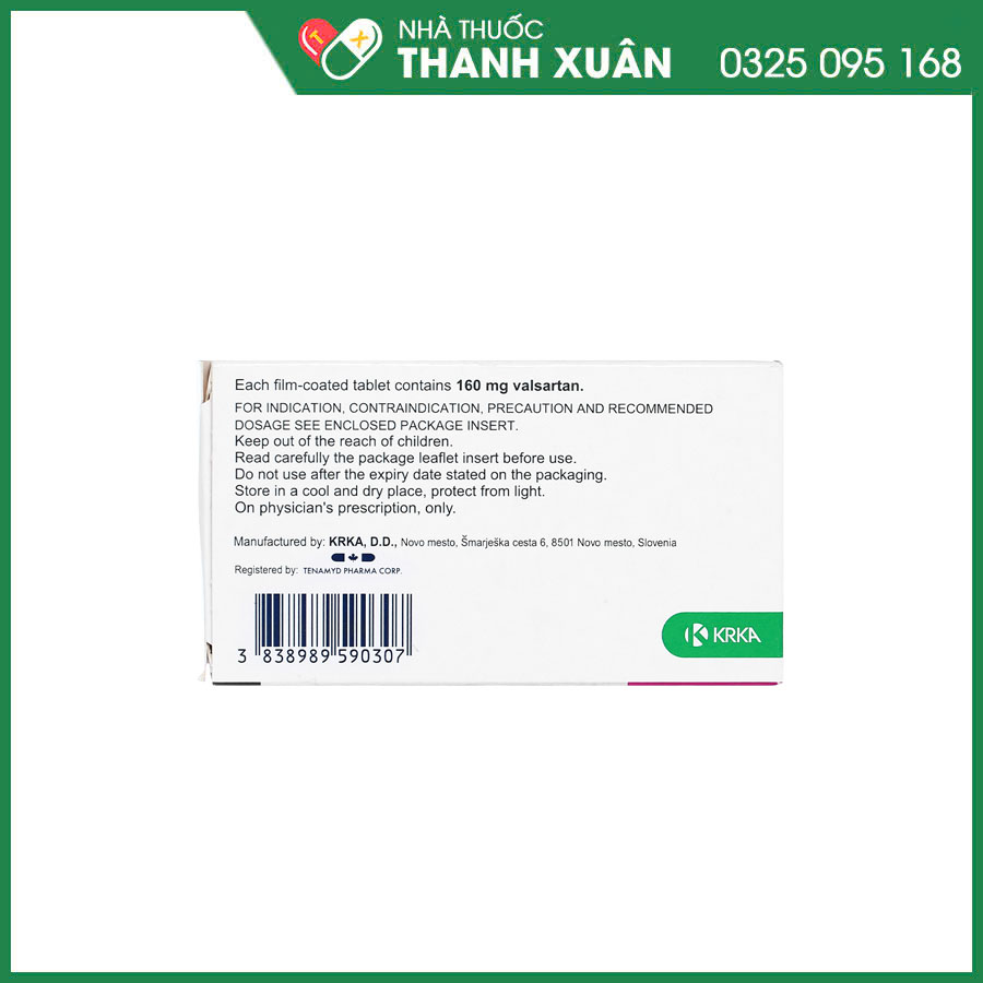 Valsarfast 160 thuốc điều trị cao huyết áp, nhồi máu cơ tim mới phát, suy tim